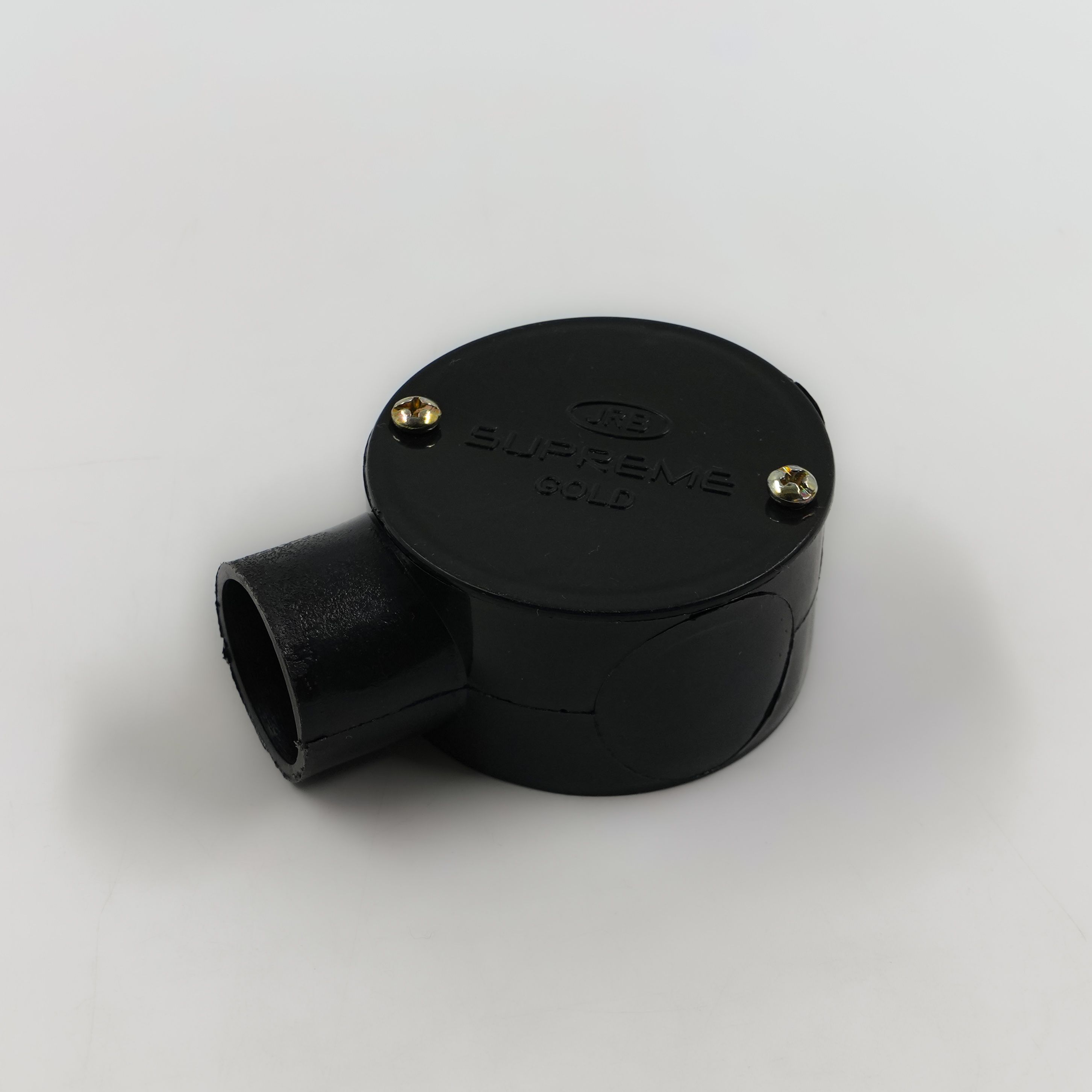 JRB Suppreme - 25Mm Conduit Junction Box 1 Way (Black)